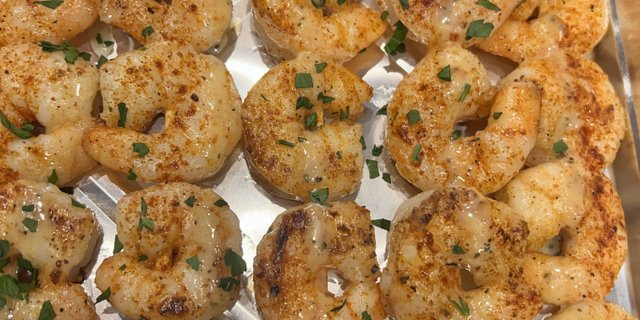 Jumbo Shrimp Marinated Grilled Skewers