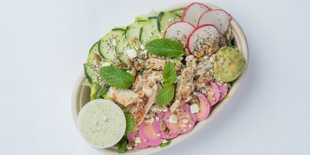 Individual Supergreen Goddess Salad