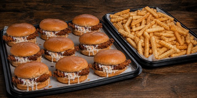 Texan Chicken Sandwich Tray
