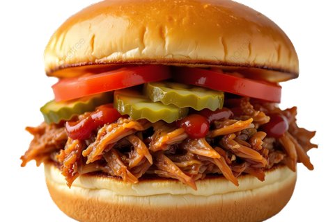 Union Stockyards Pulled Pork Sandwich