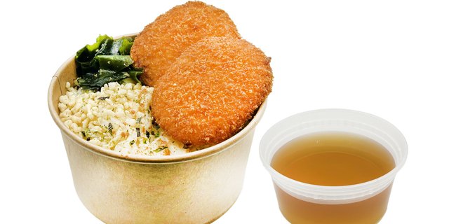 Udon with Korokke