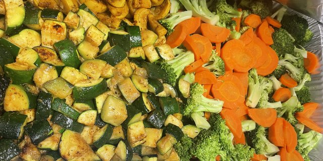 Sauteed & Steamed Vegetable Tray