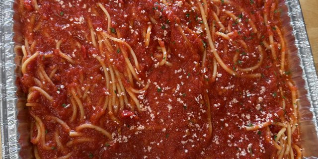 Spaghetti w/ Meatballs Tray