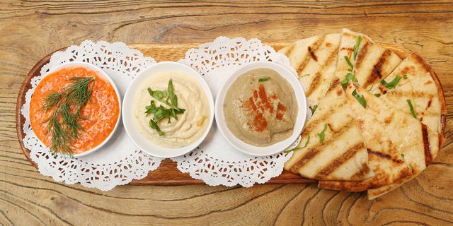 Mediterranean Dipping Tray