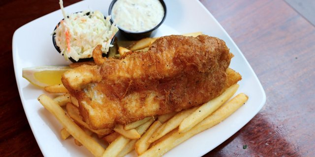 Beer-Battered Fish & Chips