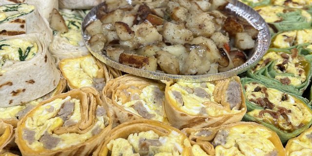 Assorted Breakfast Burritos