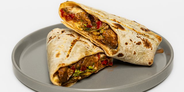 Vegetarian on Tortilla Wrap