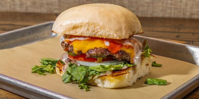 Classic Cheddar Burger Boxed Lunch