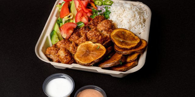 Beef Luleh Kebab Plate