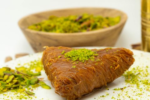 Muska-Shaped Pistachio Kataifi