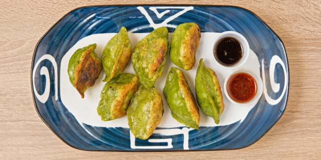 Pan-Fried Vegetarian Dumpling