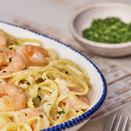 Shrimp Linguini Alfredo Boxed Lunch