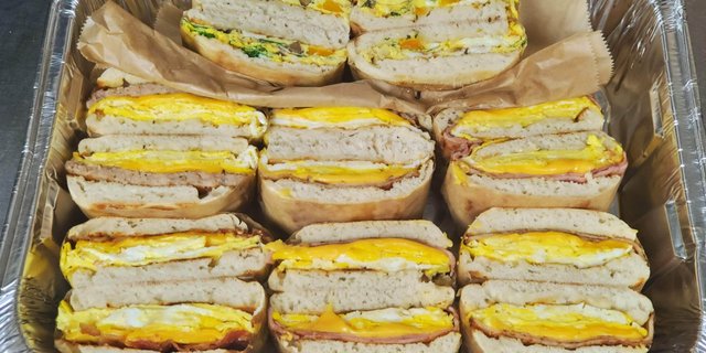 Usual Breakfast Sandwiches