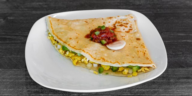Vegan Western Omelette Crepe