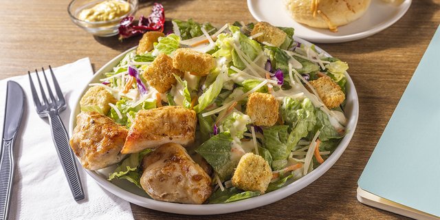 Parmesan Chicken Caesar Salad