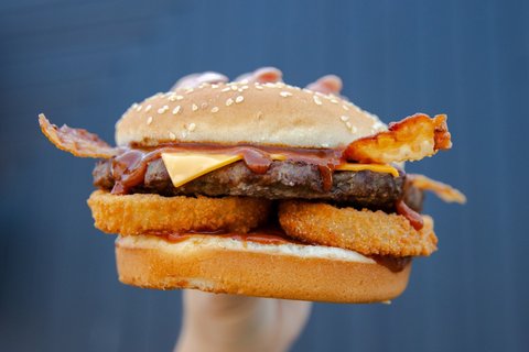 Single Western Bacon Cheeseburger