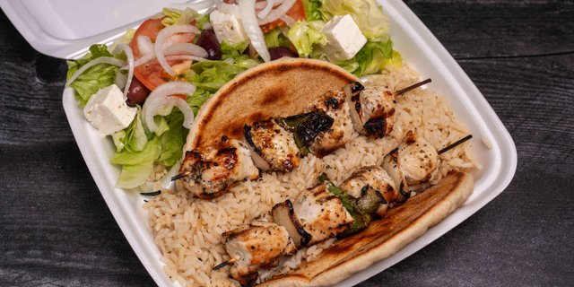 Chicken Kabob Plate