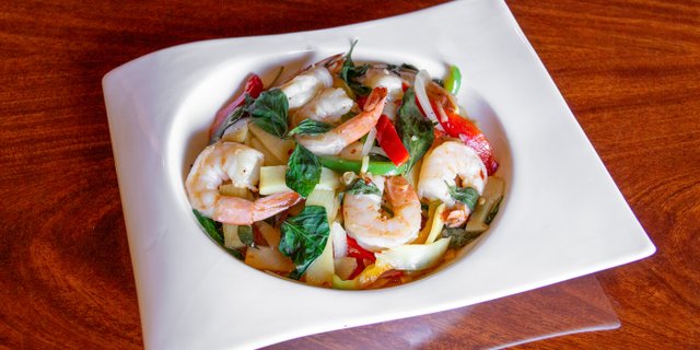 Basil Prawns