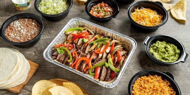 Classic Steak & Chicken Fajitas Buffet