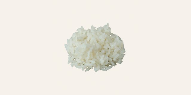 White Rice Tray