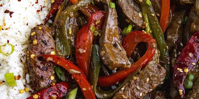Sichuan Beef Lunch