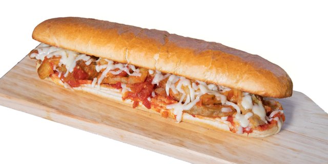 Eggplant Parmesan Hot Sub