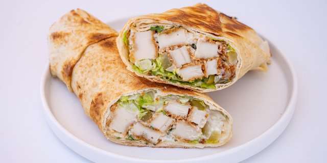 Vegan Cream Chop Pita