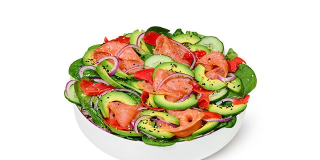 Smoked Salmon Avocado Salad