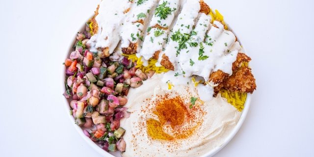 Vegan Cream Chop Plate