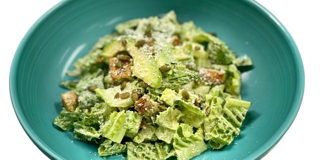 Individual Avocado Caesar Salad