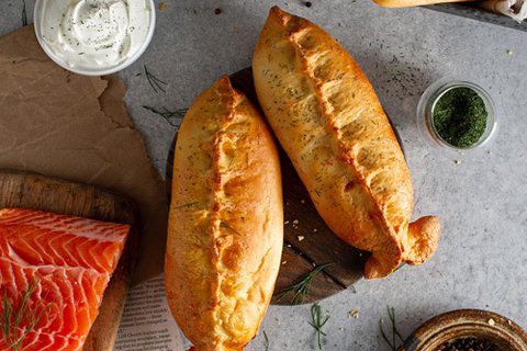 Smoked Salmon Pate Piroshky