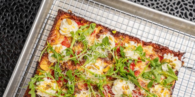Pistach-I-Dew Detroit Pizza