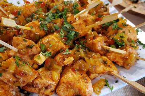 Chicken Stay Skewers