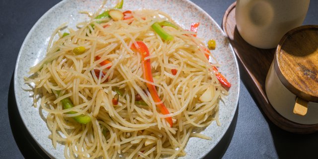 Tangy & Spicy Shredded Potatoes