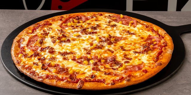Gluten-Free Ham & Corn Delight Pizza