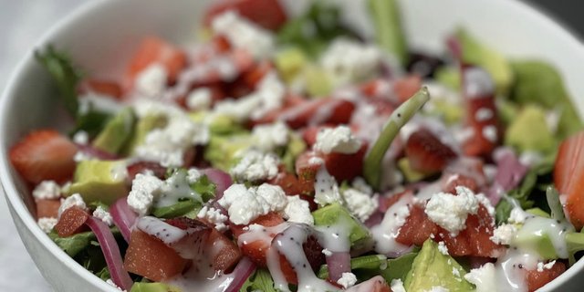 Strawberry Watermelon Salad