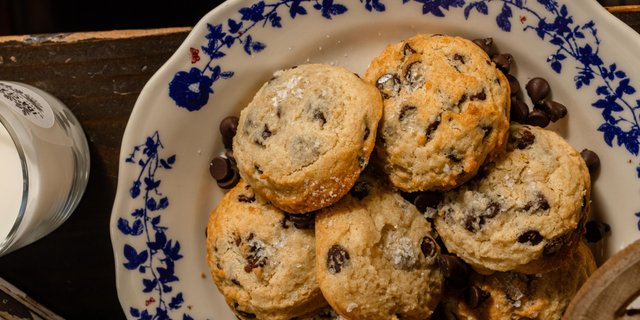 Salted Chocolate Chip Cookies