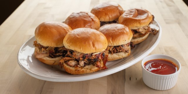 Pulled Chicken Sandwiches