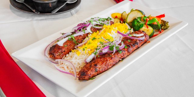Beef Kobideh Kebabs