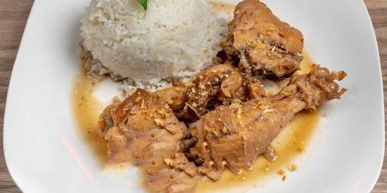 10 Plates Chicken Adobo W/ Steamed Rice