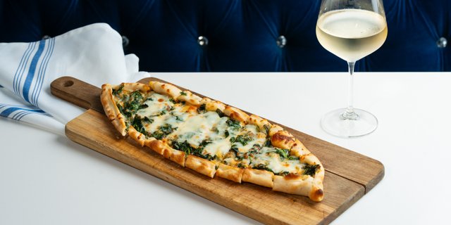 Spinach Feta Pide