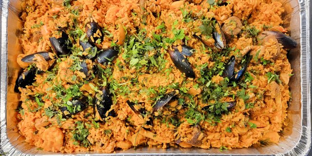 Seafood Paella Tray