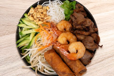 Vermicelli Noodle Salad w/ 3 Proteins