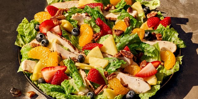 Strawberry Poppyseed Chicken Salad