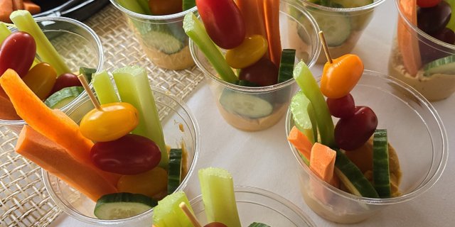 Veggie and Dip Cups