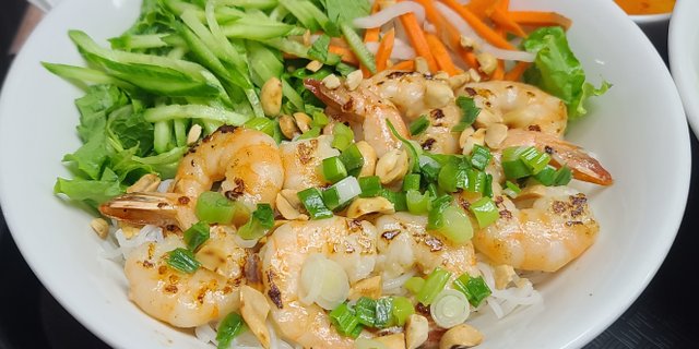 Shrimp Vermicelli Noodles Bowl