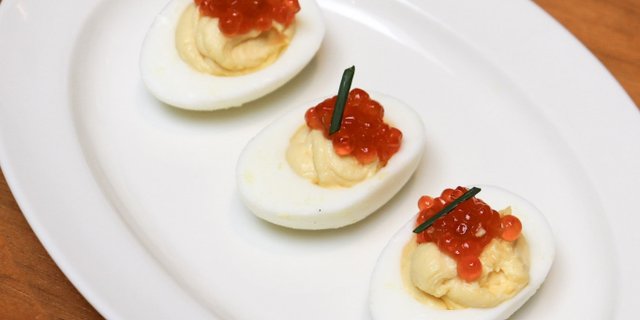 Deviled Eggs & Caviar
