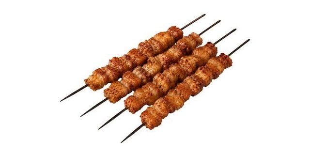 Charcoal-Grilled Pork Belly Skewers (5 Pcs)