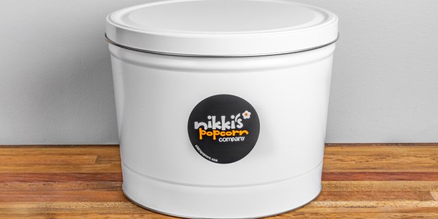 Reusable Popcorn Serving Tins