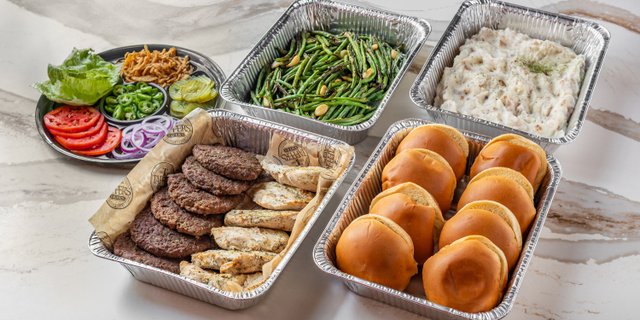 Build-Your-Own Burger Bar